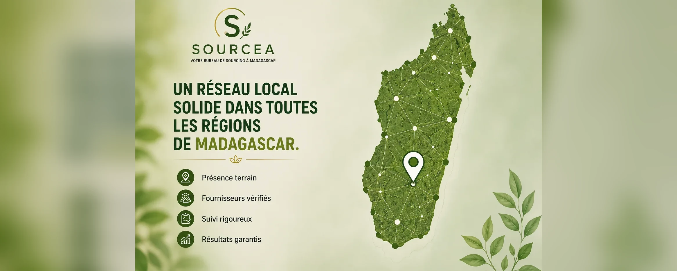 Un réseau local solide dans toutes les régions de Madagascar